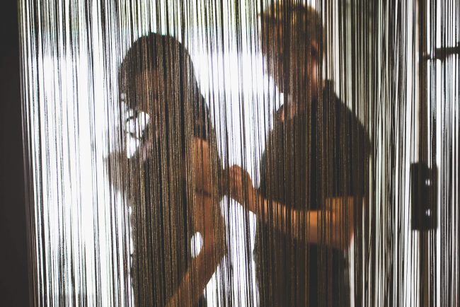 Paar lebt Intimität